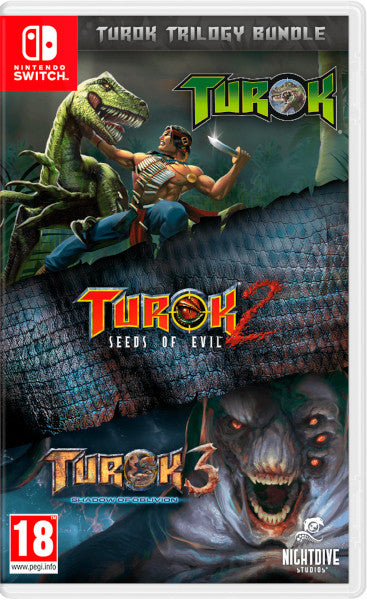 Turok Trilogy Bundle (3 & 1) Nintendo Switch Hover Image