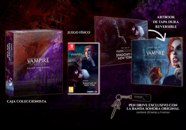 Vampire: The Masquerade - The New York Bundle (collector"s Edition) Nintendo Switch Hover Image