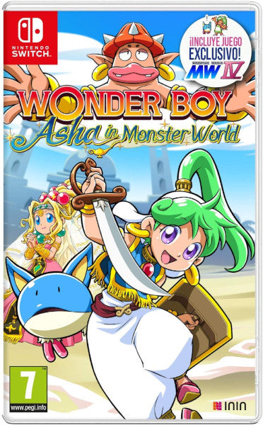 Wonder Boy Asha In Monster World (incluye Mw Iv) Nintendo Switch Hover Image