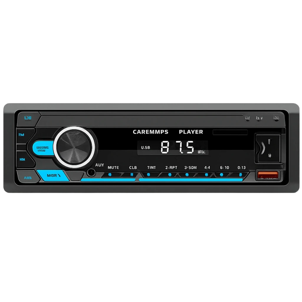 Autoradio 1 DIN SWM M12 Bluetooth Negro