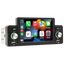 Autoradio 1 DIN SWM 160W 5 pulgadas Bluetooth/Carplay/Android Auto inalámbrico/USB Negro