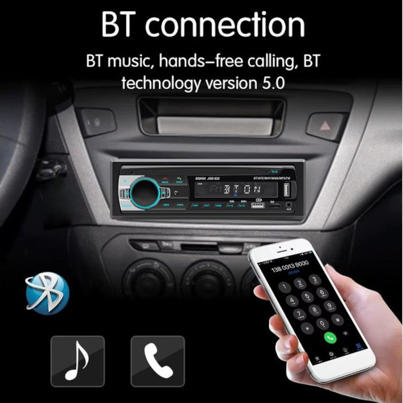 Autoradio 1 DIN SWM 530L Bluetooth Negro