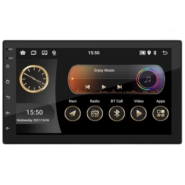 Autoradio 2 DIN SWM 9101-J 2GB/64GB GPS Carplay/Android Auto Negro Hover Image