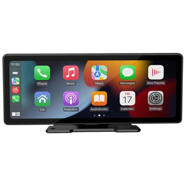 Pantalla táctil universal SWM B5303 9.3 pulgadas Carplay y Android Auto Inalámbrico Negro Hover Image