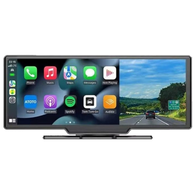 Pantalla táctil universal con Dash Cam Integrada SWM B5303R 10.26 pulgadas Carplay/Android Auto Inalámbrico Negro Hover Image
