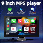 Pantalla táctil universal SWM B5308 9 Pulgadas Carplay y Android Auto Negro - Reproductor multimedia para coche