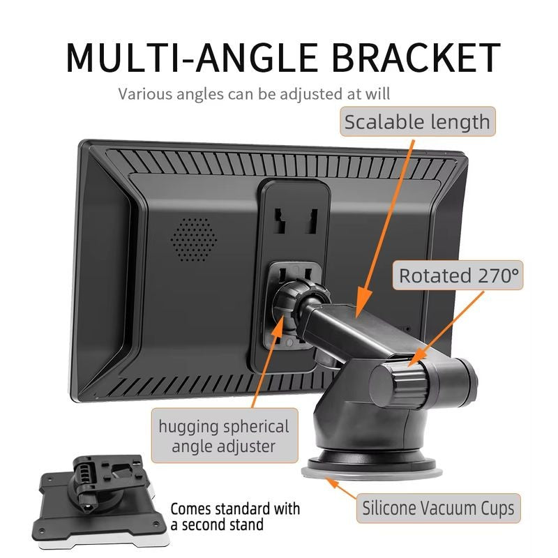 Pantalla táctil universal SWM B5308 9 Pulgadas Carplay y Android Auto Negro - Reproductor multimedia para coche