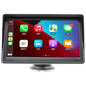 Pantalla táctil universal SWM B600W 7 pulgadas Carplay/Android Auto Inalámbrico Negro