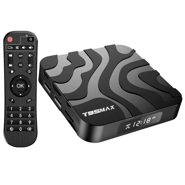 T95 Max H618 4GB/32GB Dual Wifi Bluetooth Android 12 - Android TV Hover Image