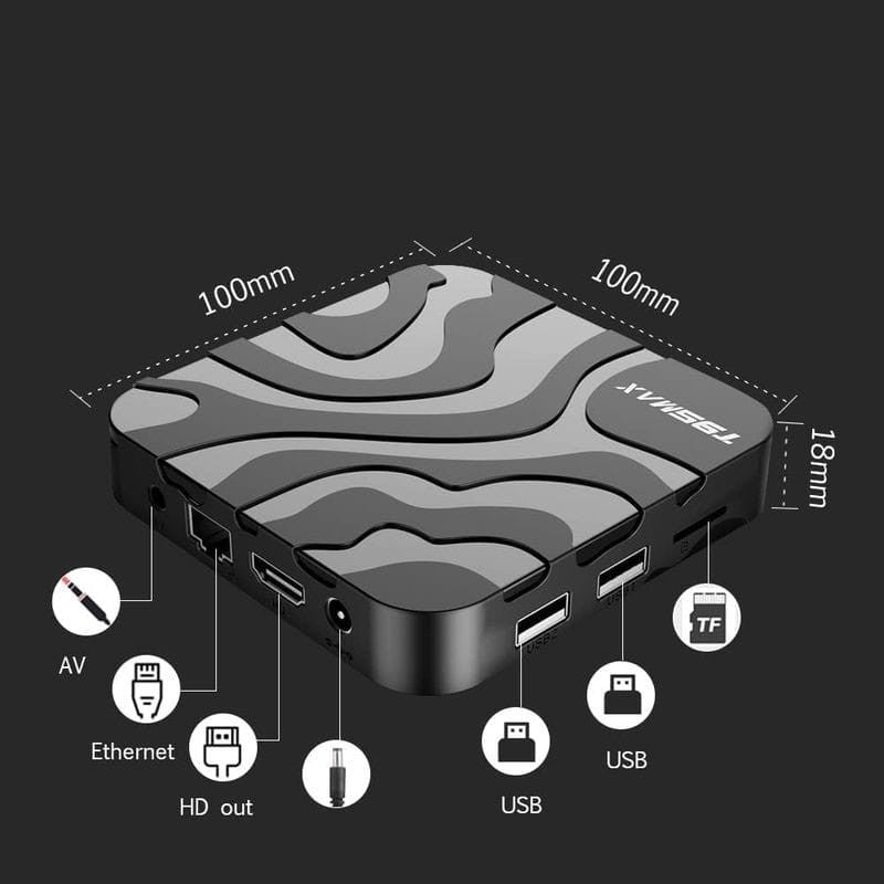 T95 Max H618 2GB/16GB Dual Wifi Bluetooth Android 12 - Android TV