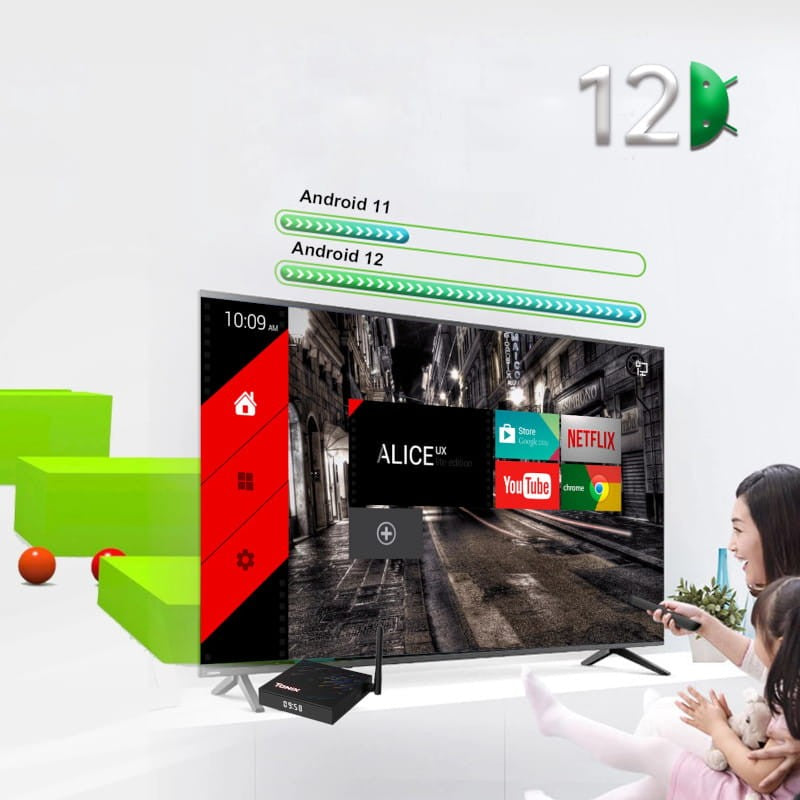 Tanix TX68 H618 4GB/64GB Android 12 - Android TV