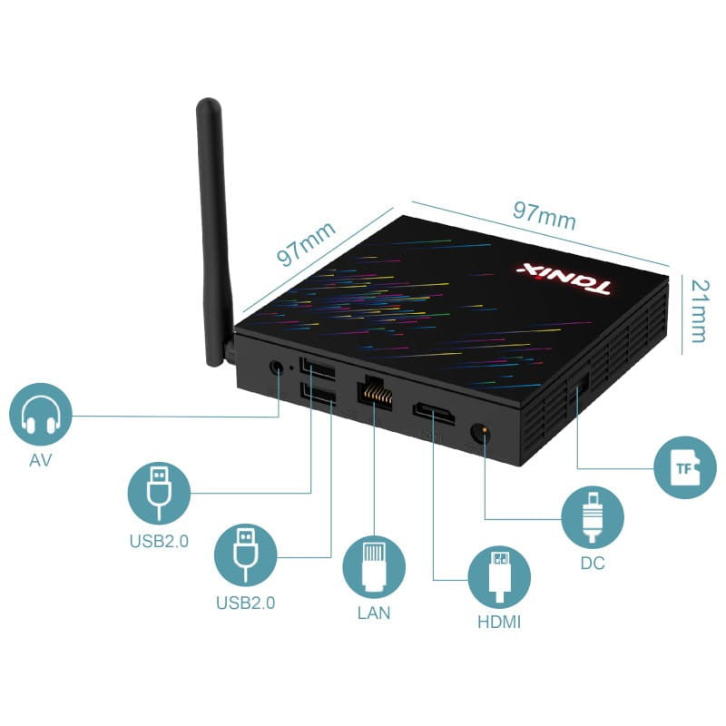 Tanix TX68 H618 4GB/64GB Android 12 - Android TV