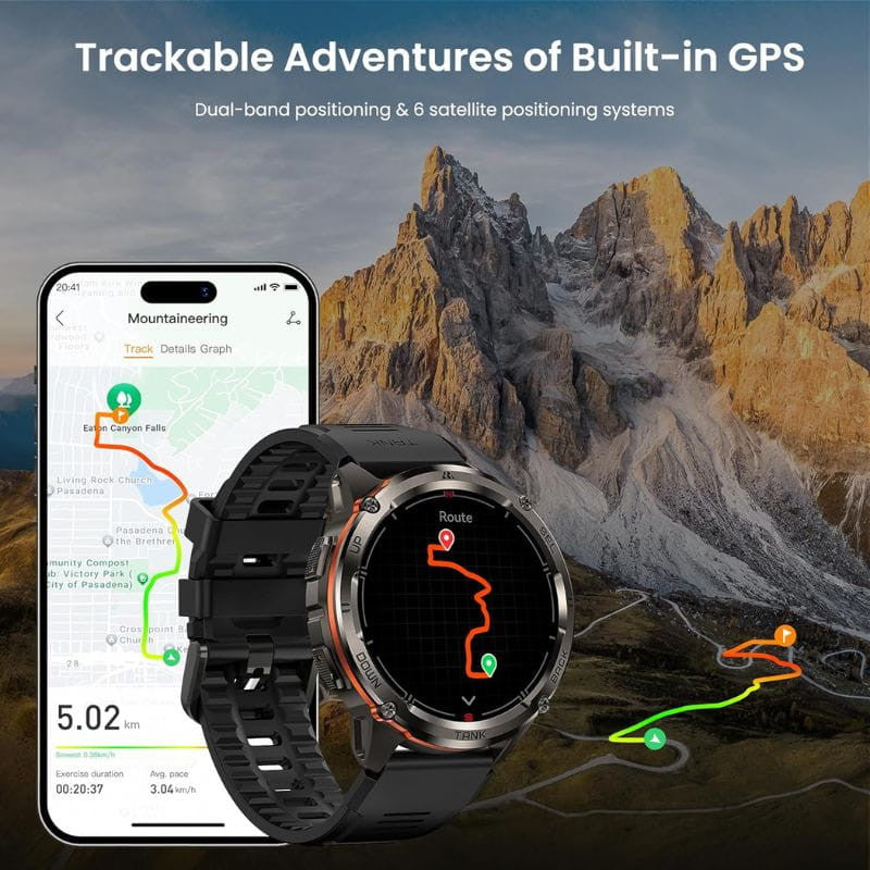 Kospet Tank T3 Ultra 2 Edición Especial Rugged Negro - Smartwatch