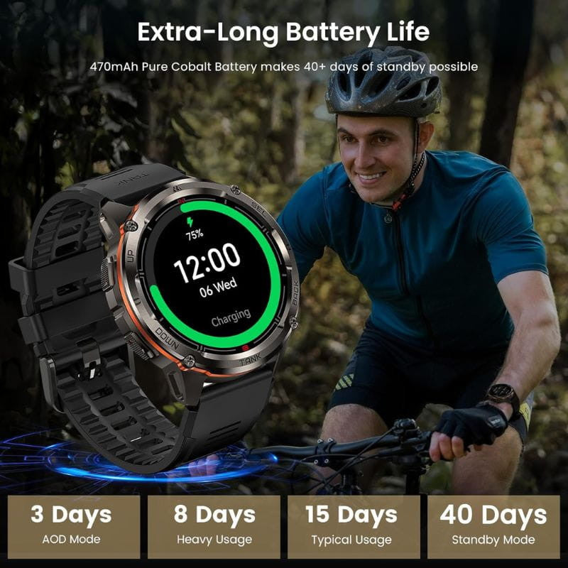 Kospet Tank T3 Ultra 2 Edición Especial Rugged Negro - Smartwatch
