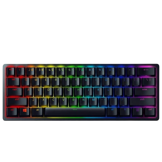 Teclado Mecánico Gaming Razer Huntsman Mini Clicky Optical Switch Morado Hover Image