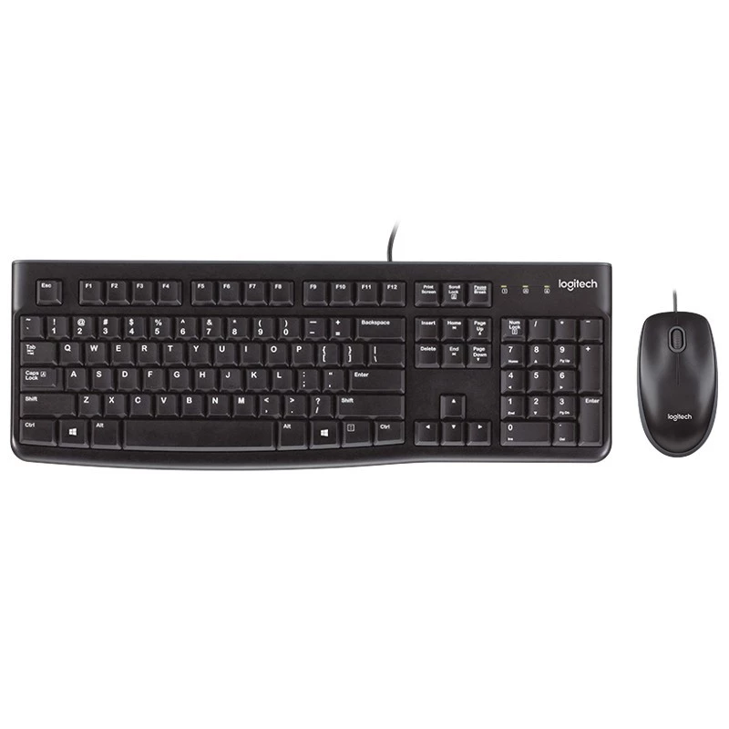 Teclado de Membrana Logitech Desktop MK120 - 1000 DPI - Desprecintado