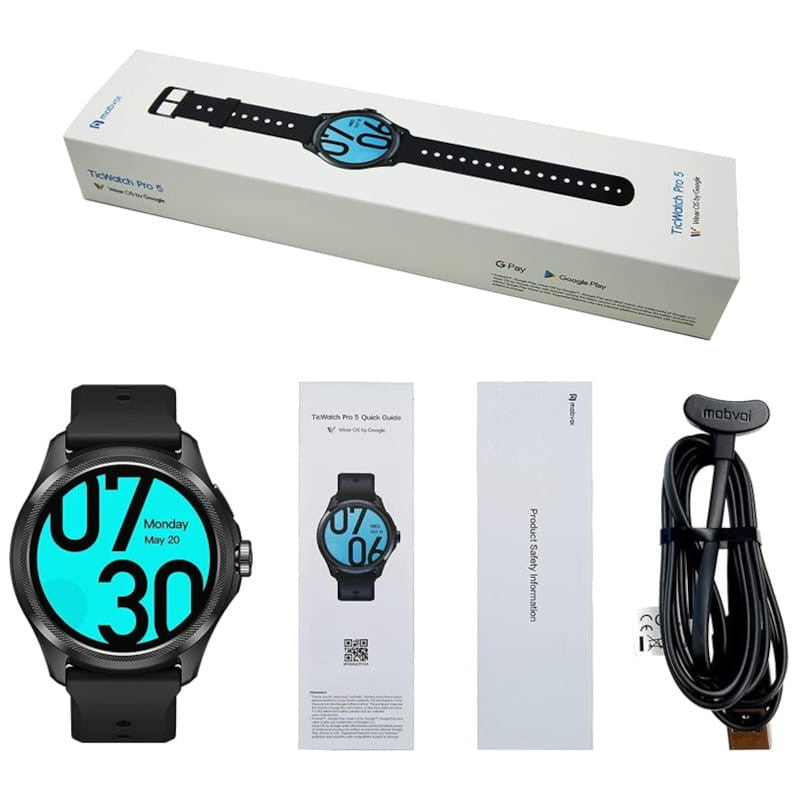 Smartwatch TicWatch Pro 5 Negro - Reloj inteligente