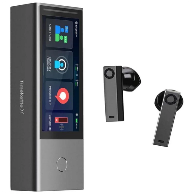 Timekettle X1 AI Interpreter Hub Negro Hover Image