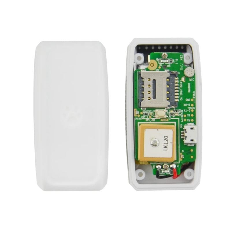 TKSTAR TK911 Wi-Fi IP66 3,7 V 500 mAh Blanco / Negro - Rastreador GPS para mascotas