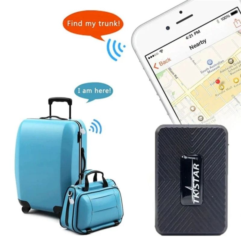 TKSTAR TK913 4G IP65 3,7 V 1.500 mAh Imán Alarmas Sensor Mini Negro - Rastreador GPS