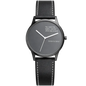 TN99 Smartwatch con Correa Leather Negro Monitoreo de Frecuencia Cardíaca
