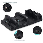 DOBE TNS-895 Soporte Carga Mandos para Nintendo Switch Negro - Accesorio Gamepad Base de Carga