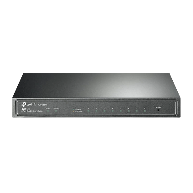 TP-Link TL-SG2008 Switch Smart JetStream Gigabit de 8 Puertos Negro