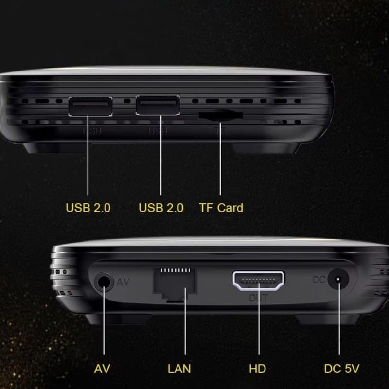 Transpeed 8K H618 2GB/16GB Wifi Dual Android 12 Negro - Android TV