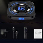 Transpeed 8K H618 2GB/16GB Wifi Dual Android 12 Negro - Android TV