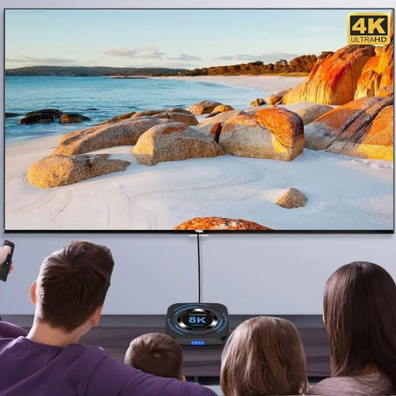 Transpeed 8K H618 2GB/16GB Wifi Dual Android 12 Negro - Android TV