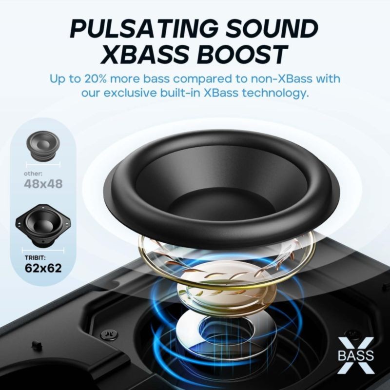 Altavoz bluetooth Tribit StormBox Flow Negro