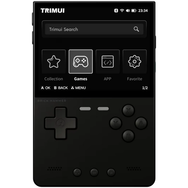 Trimui Brick Hammer Metal (Sin SD Card) Negro - Consola retro Hover Image