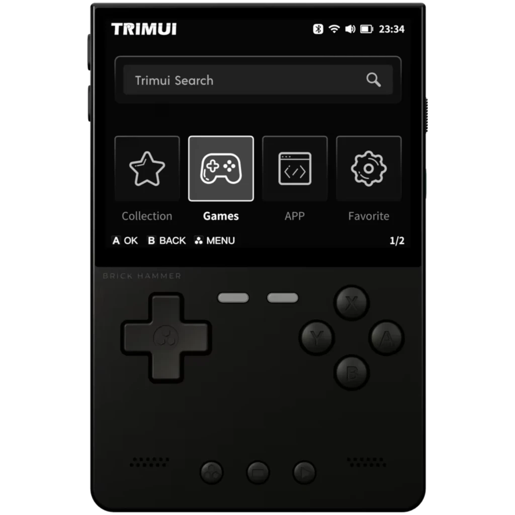 Trimui Brick Hammer Metal (Sin SD Card) Negro - Consola retro