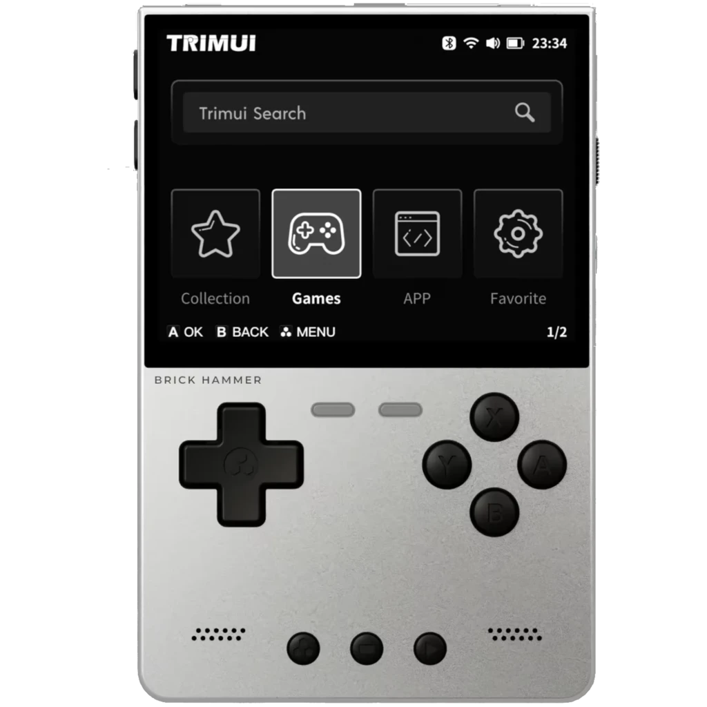 Trimui Brick Hammer Metal (Sin SD Card) Plata - Consola retro