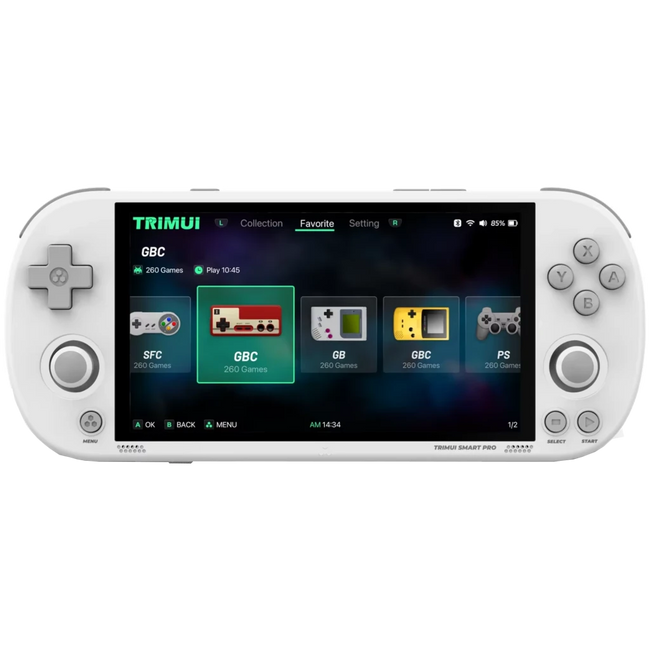 Trimui Smart Pro (Sin SD Card) Blanco - Consola retro Hover Image