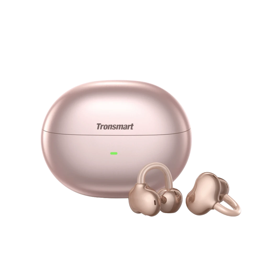 Tronsmart OpenFly Clip S1010 Open-Ear Oro Rosa IPX5 con micrófono Auriculares