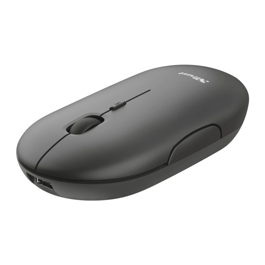 Ratón Trust Puck Inalámbrico Silencioso Bluetooth + 2.4 GHz