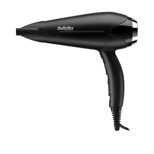 BaByliss Turbo Smooth 2200 D572DE Iónico Antiencrespamiento Negro Hover Image