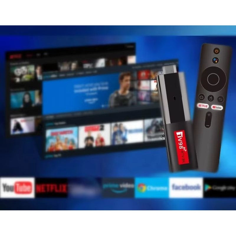 TV98 ATV Mini 8K RK3518 2GB/16GB Wifi Dual Android 14 Negro - Android TV