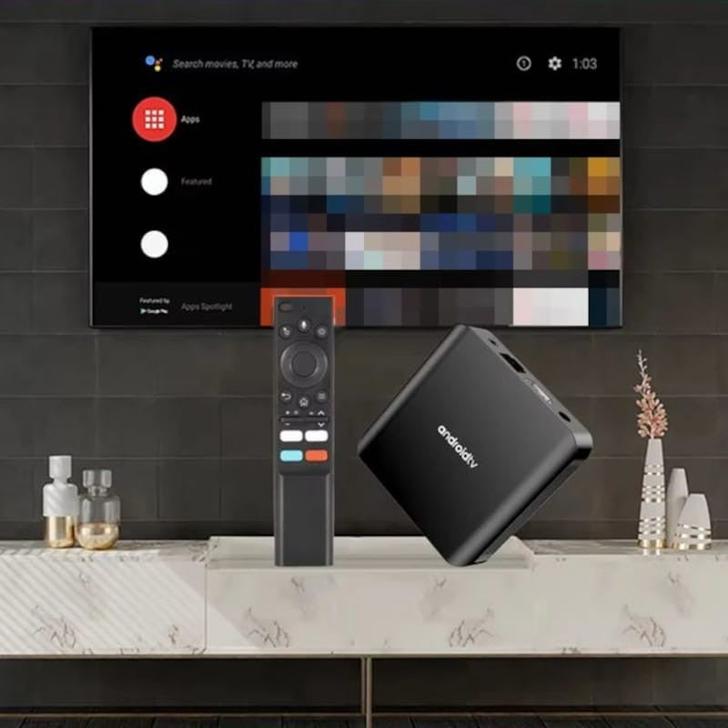 TV98 ATV PLUS 8K H313 2GB/16GB Wifi Dual Android 14 Negro - Android TV