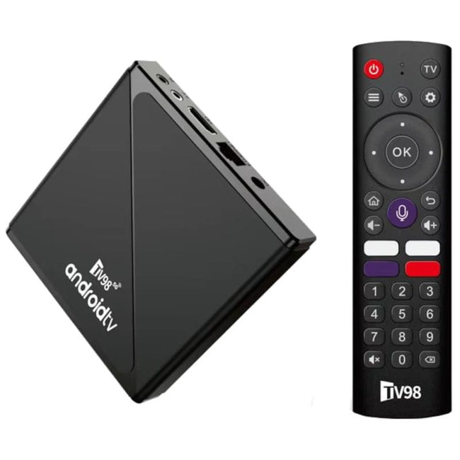TV98 ATV Pro 8K H313 2GB/16GB Wifi Dual Android 14 Negro - Android TV Hover Image