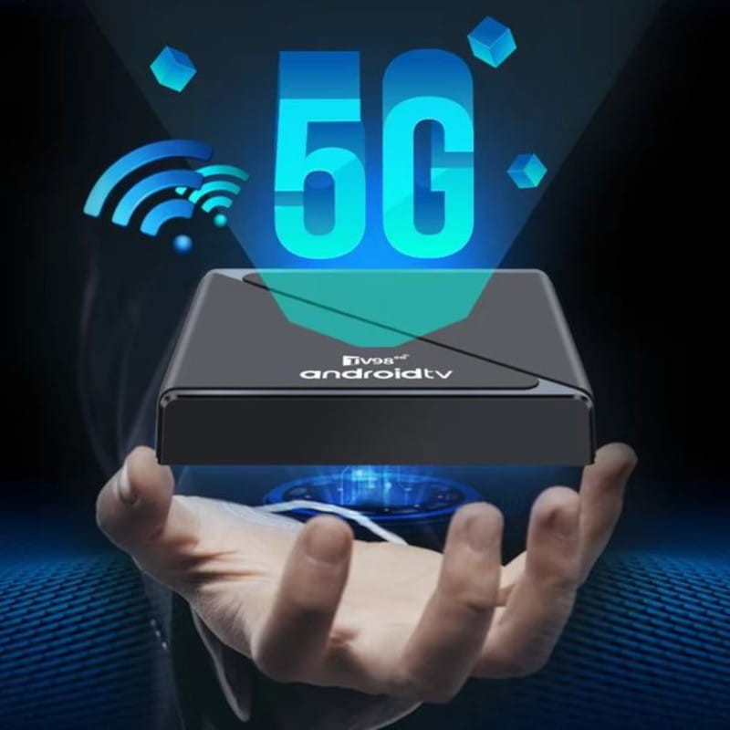 TV98 ATV Pro 8K H313 2GB/16GB Wifi Dual Android 14 Negro - Android TV