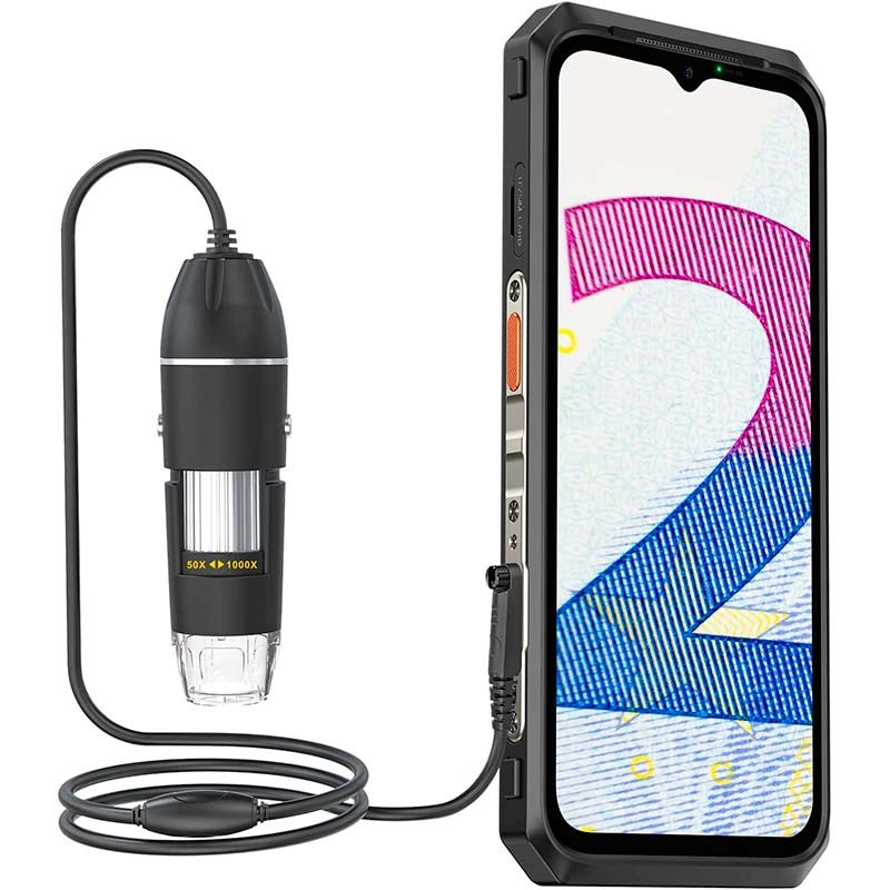 Ulefone uSmart C01, microscopio digital para los teléfonos Ulefone Armor con conexión uSmart