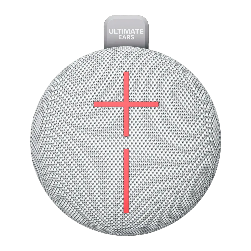Ultimate Ears MINIROLL Grau, Mini Bluetooth Lautsprecher (A2DP), PartyUp Funktion, IP67- zertifizierte