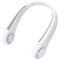 Ventilador de Cuello con Auriculares 5 Niveles 3000 mAh USB Blanco