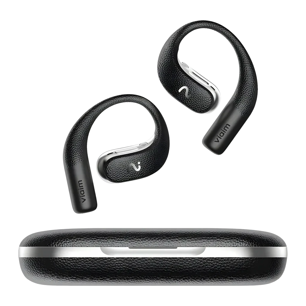 Auriculares VIAIM Open Note AI con grabadora de voz Negro