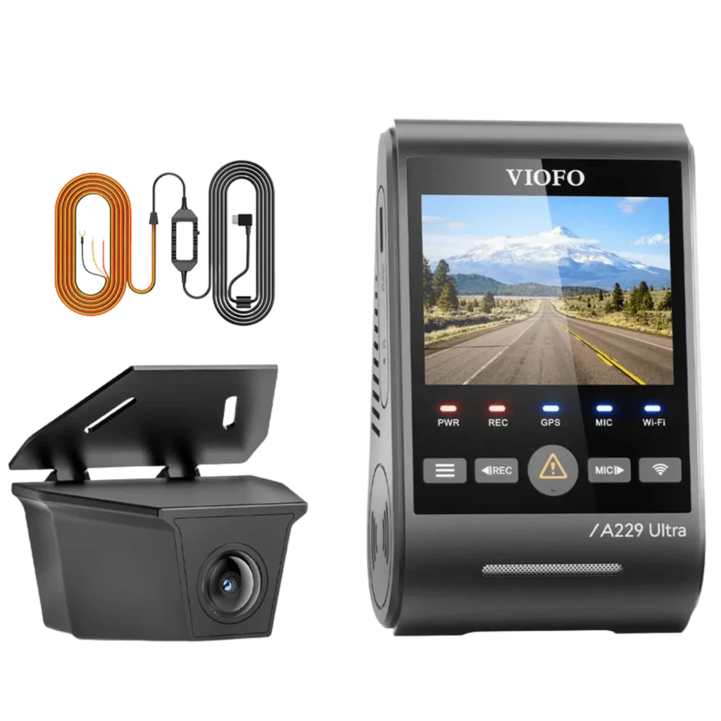 VIOFO A229 Ultra-W 2CH 4K Delantera + 4K Waterproof Rear Cam - DashCam