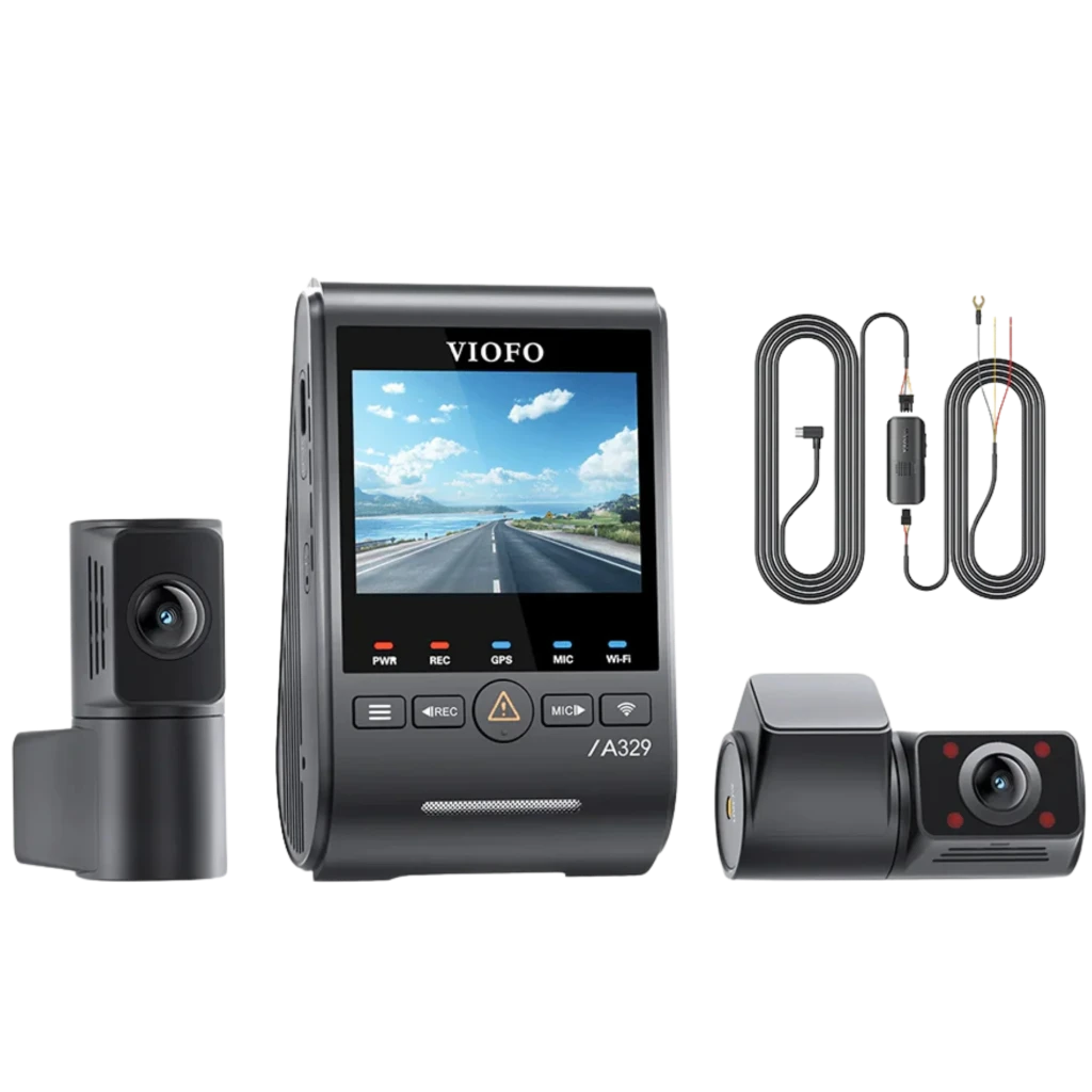 VIOFO A329S 3CH 4K Front + 2K Rear + 2K Fisheye Camera - Dashcam