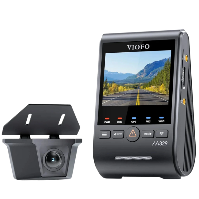 VIOFO A329SW 2CH Dashcam 4K+2K GPS WiFi 6 140 Visión Nocturna HDR Hover Image