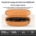 Gafas de Audio Inteligentes SMARTIA Vision Pro Charge - IA  Cámara 4K  Estuche portátil con 6 Cargas Extra